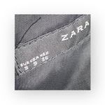 ZARA ❃ Strapless Taffeta Bow Puff Bubble Cocktail Party Mini Dress ❃ Metallic Photo 13