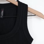 American Giant Black Ribbed Tank Top Made in USA Size XS Photo 3