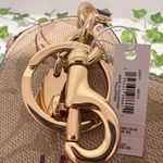 Coach Heart Pouch Bag Charm In Signature Canvas With Heart And Star Print ck071 Photo 4