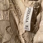 Zenana Outfitters Cream Lace babydoll top size 2x Photo 1