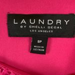 Laundry by Shelli Segal  Lace Short Sleeve Mini Dress Pink Size 8 Petite NWT Photo 3