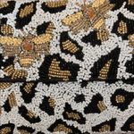 Made From India To You | Bumble Bee Leopard Print Beaded Bag White Photo 2