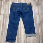 True Religion Classic Blue Cropped Jeans Size 32 Photo 8