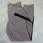 Athleta  Brooklyn Plaid Ankle Pant Womens 4T Tall Black White Athleisure Travel Photo 2