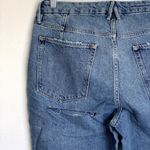 Good American NWT  Good Icon Distressed Straight Jeans in Indigo159 Photo 3