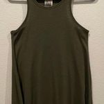 Free People Long Beach Mini Dress Olive Green Photo 0