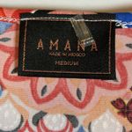 Amiana Multicolor Long Sleeve Dress Orange Size M Photo 1