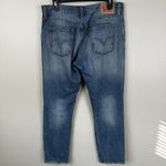 Levi's 501 CT Jeans Womens 28 Distressed Boyfriend Blue Denim Cotton Photo 1