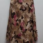 La Redoute La Boutique floral ruffle chiffon midi skirt size 10 Photo 0