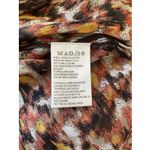 Ecote Womens Small Semi Sheer Top Fall Long Sleeve Career Button Photo 6