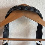 Laggo Raffia bag with braided shoulder strap Black Photo 4