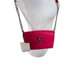 Calvin Klein Y2K AESTHETIC HOT PINK LEATHER CHAIN LOCK LINK SHOULDER BAG NWT Photo 2