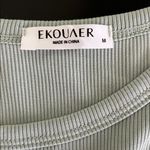 Ekouaer 2 Piece Lounge Set Drawstring Side Photo 3