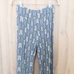 Free People  Womens Flare Pants Size XS Gray Geometric Boho Indie Festival Photo 6