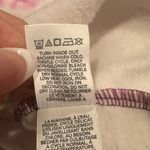 Victoria's Secret  White Purple Pink Slouchy Pullover Sweatshirt Wide Neck Top M Photo 7