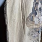 VTG Beach Bums Puppy Dogs Graphic Tank Top Coastal Grandma Core Retro Cotton L Yellow Size L Photo 5