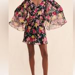 Anthropologie La Maison Talulah Midnight Fiesta Floral Mini Dress- Large Photo 0