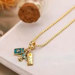 Travel Necklaces, Plane and Blue Passport Photo 0