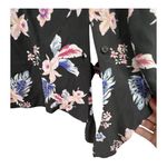 Lucky Brand  Black Floral Button Down Shirt Photo 2