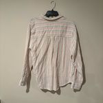 Universal Threads Universal Thread Rainbow Striped Linen Shirt | Size: XL Photo 2