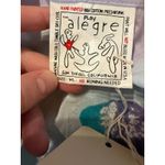 Play Alegre Hand Painted Fish Tank Top Women's Medium Large Button Front Artwear Blue Size undefined Photo 2