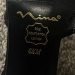 Nina  Black Pointed Toe Dressy Heels Women’s Size 6.5 Photo 8