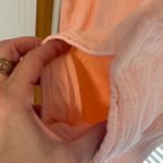 Wonderly  Gauze Cotton V Neck Dress Cover Up Beach Resort Wear Peach XL Photo 7