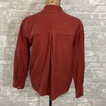 Lou & grey  Rust Button Down Flannel Shirt Photo 2