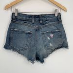 Guess  Jeans Womens Vintage Blue Distressed Frayed Hem Denim Cutoff Shorts 25‎ Photo 7