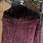 Size L//Vintage 90s Glam Rock Purple Faux Fur Coat Size L Photo 3