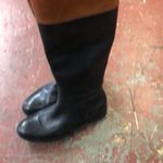 Ralph Lauren Black And Carmel Boots Photo 6