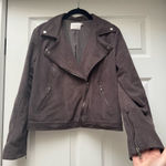 Lush Clothing Lush Suede Moto Jacket, size small Photo 0