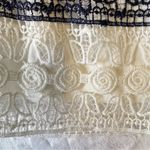 Marineblu Cream Navy Blue Lace Sleeveless Tank Dress ModCloth Summer Wedding NEW Photo 2