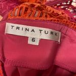 Trina Turk Pink and Orange three-quarter inches sleeve “Fiesta” Dress Photo 2