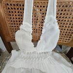 NEW Seaspice Resort 'Delphine' Halter Sundress White Maxi M Size M Photo 8