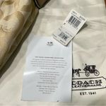 Coach Hobo Tan Shoulder Bag Signature Monogram Light Khaki Sand Lavender Photo 14