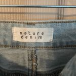 Nature Denim  Lightwash Distressed Miniskirt NWT Photo 6