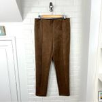 Loft  Faux Suede Ponte Legging Pants Size L Tall Photo 1