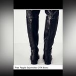 Seychelles Leather Black Over-the-Knee Boots free people 6 boho casual fall $150 Photo 4
