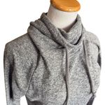 Derek Heart Womens  Cowl Neck Gray Heathered Pullover Sweatshirt - Sz S Photo 1
