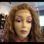 Blonde curly long wig Lacefront Swisslace Freepart Photo 4