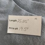 Honey Punch Blue Distressed Top with BRAT Embroidery NWT Size Medium Photo 1