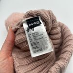 H&M  Dusty Pink Rib Knit Beanie with Pink Pom Photo 2