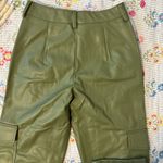 Forever 21  Olive Faux Leather Pants Photo 4