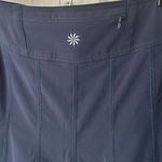 Athleta Wear About Pleated Skirt Skort Navy Blue Tennis Golf Athletic Size 8 Photo 4