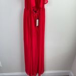 Romeo + Juliet Couture Romeo‎ Juliet couture red ruffle maxi faux wrap dress size Medium Photo 9