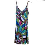Sam And Jess Retro 70’s Chain Link Sleeveless Dress Size Medium Green Photo 5