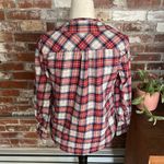 J.Crew  Red White and Blue Plaid Long Sleeve Button Down Shirt Size XS Photo 3