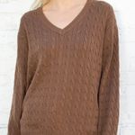Brandy Melville Preppy V Neck Sweater Photo 2