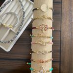 Handmade  Braided cord bracelet with Mon connector Photo 0